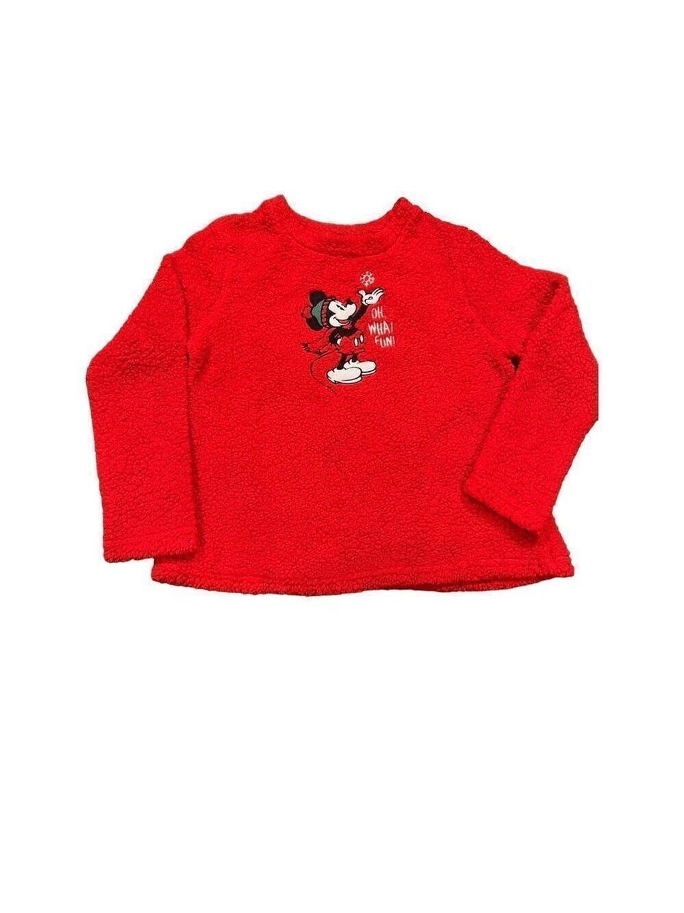 Disney Mickey Mouse pajama top size M